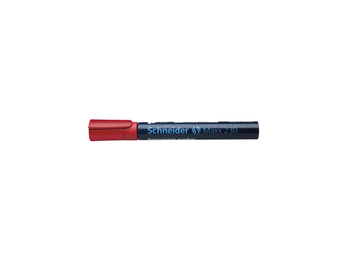 SCHNEIDER Permanentmarker 230 Rundspitze 1-3mm rot 123002