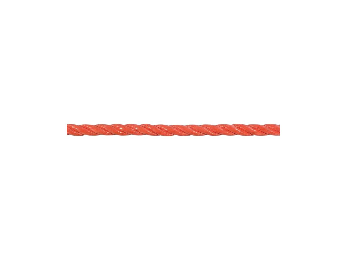 PP-Seil gedr. orange 6,0mmx20m auf Kz-Haspel