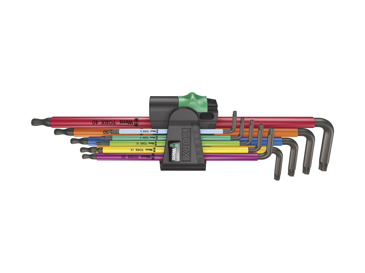 WERA Winkelschlüsselsatz 967/9 TX XL Multicolour 1 05024480001