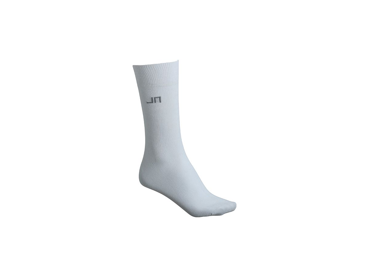 JN Function Sport Socks JN207 40%PES/40%BW/17%PA/3%EL, white, Gr 35-38