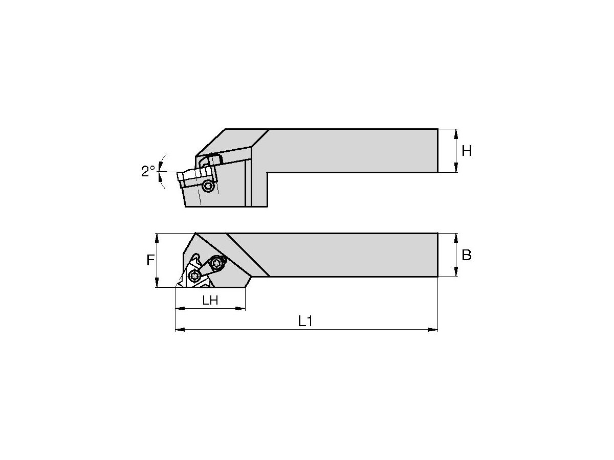 KENNAMETAL LSSRDH2525M22Q LT KLEMMHALTER GEWINDE W25,0MM L150,0MM