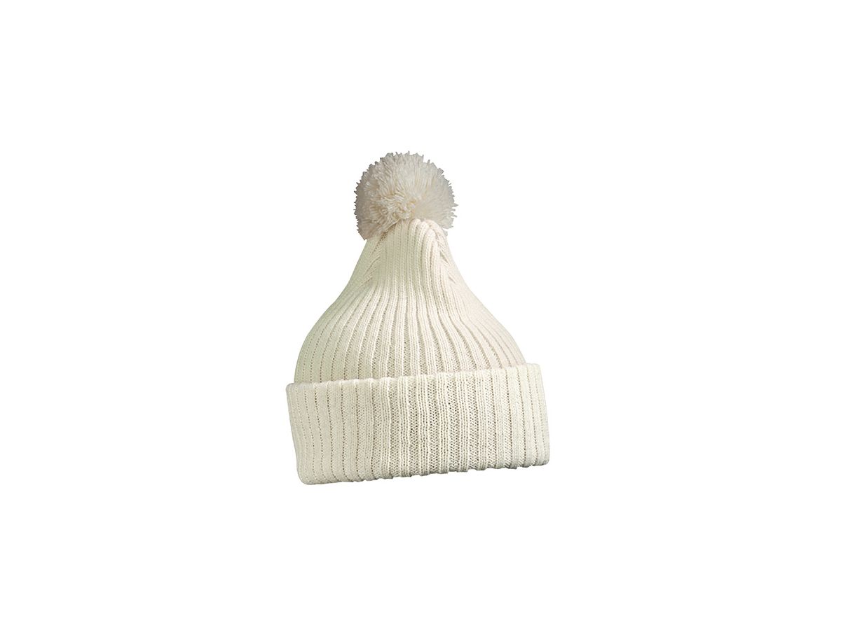 mb Knitted Cap with Pompon MB7540