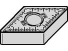 KENNAMETAL DNMG110404FPKCS10B KENLOC FP FINISHING POSITIVE INSERT