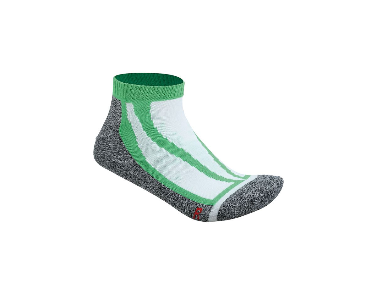 JN Sneaker Socks JN209 84%PA/15%PES/1%EL, green, Größe 42-44