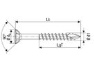 SPAX-S A2 Linsenkopf Fraesrippen T-STAR+ CUT