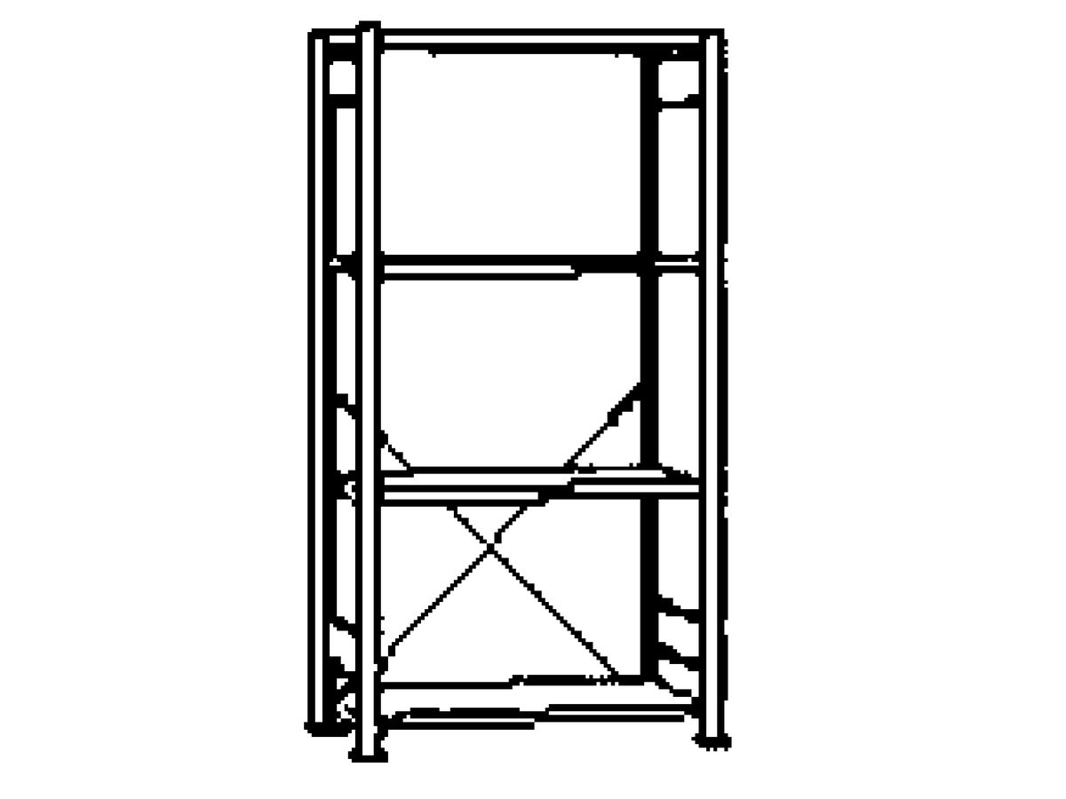 Steckregal GR 330 kg 2000x1000x500mm 5Böd verz