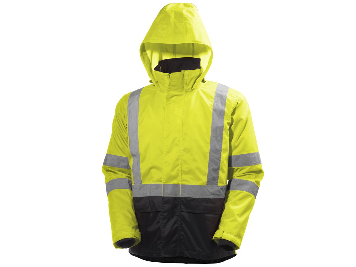 HELLY HANSEN Warnschutz-Regenjacke 4in1 71370, gelb/schwarz, Gr. L