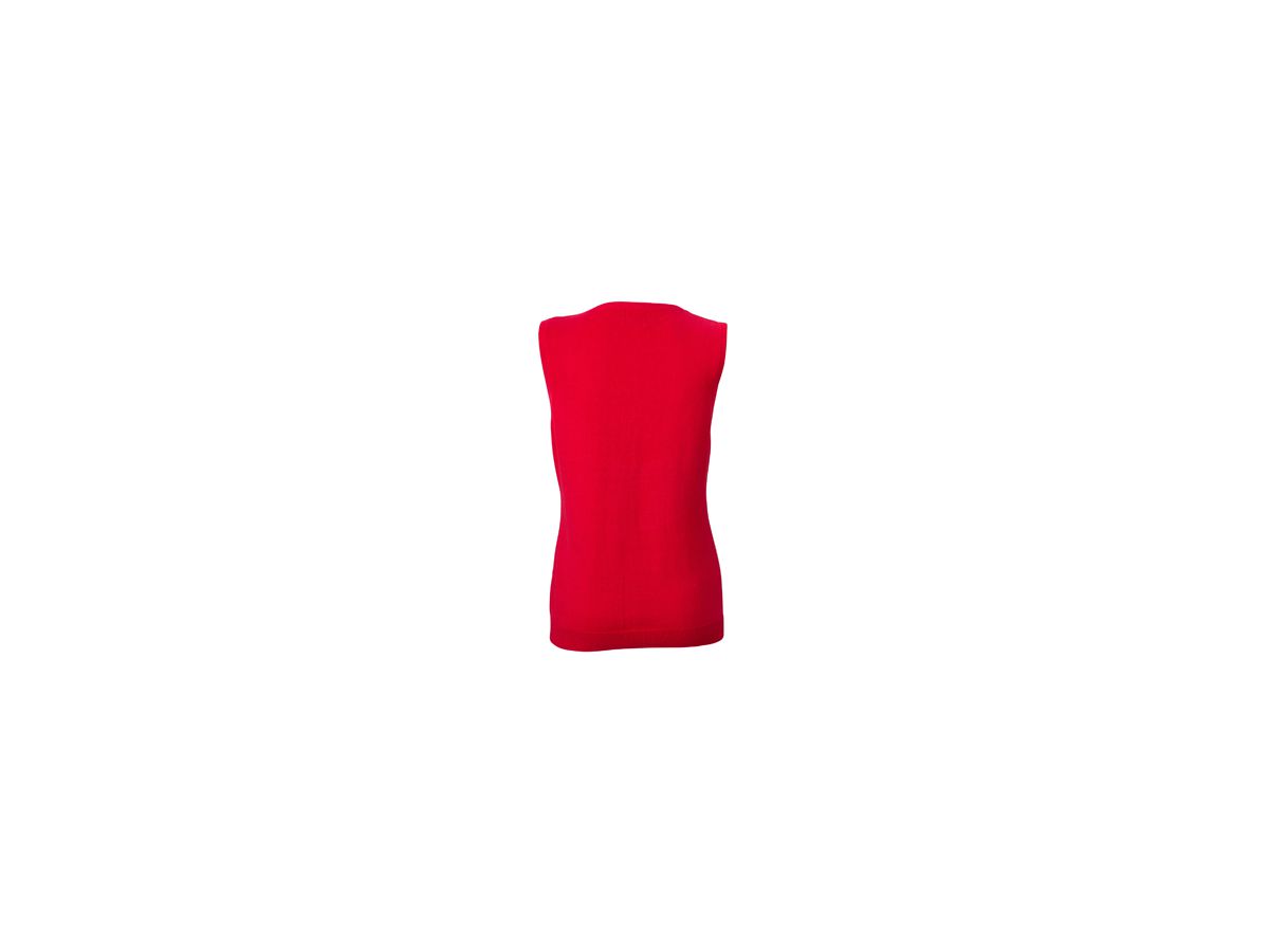 JN Ladies V-Neck Pullunder JN656 100%BW, red, Größe XL