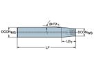 COROMANT Zylinderschaft für Coromant EH Adapter E10-A16-CE-155