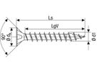 SPAX Senkmultikopf PZ2 YELLOX Vollgewinde, 3,5x25mm, 200St