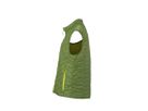 JN Mens Lightweight Vest JN1090 100%PA, jungle-green/acid-yellow, Gr. L