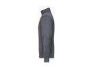 JN Workwear Sweat Jacket JN836 70%BW/30%PES, carbon, Größe 6XL
