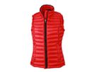 JN Ladies Quilted Down Vest JN1079 100%PES, red/black, Größe S