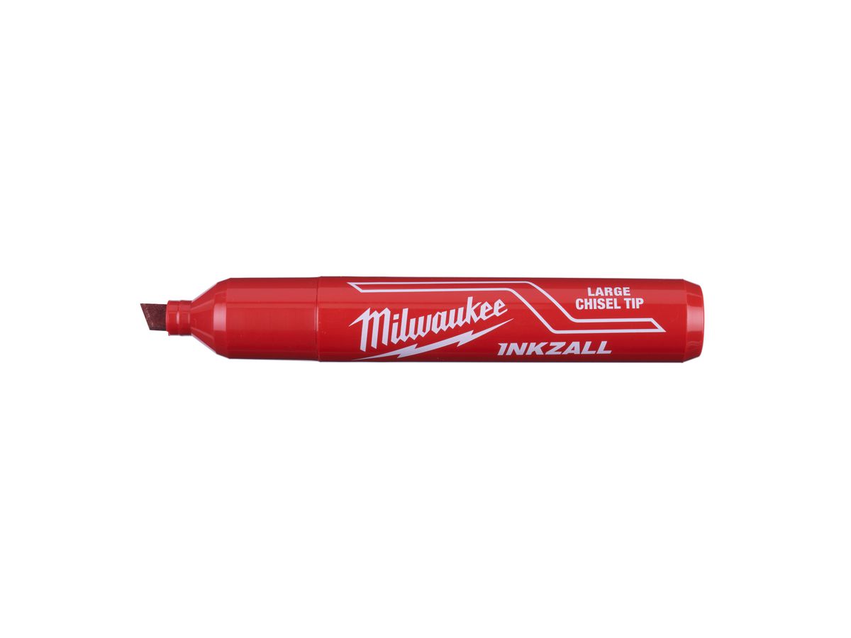 MILWAUKEE INKZALL Permanentmarker Keilspitze L rot