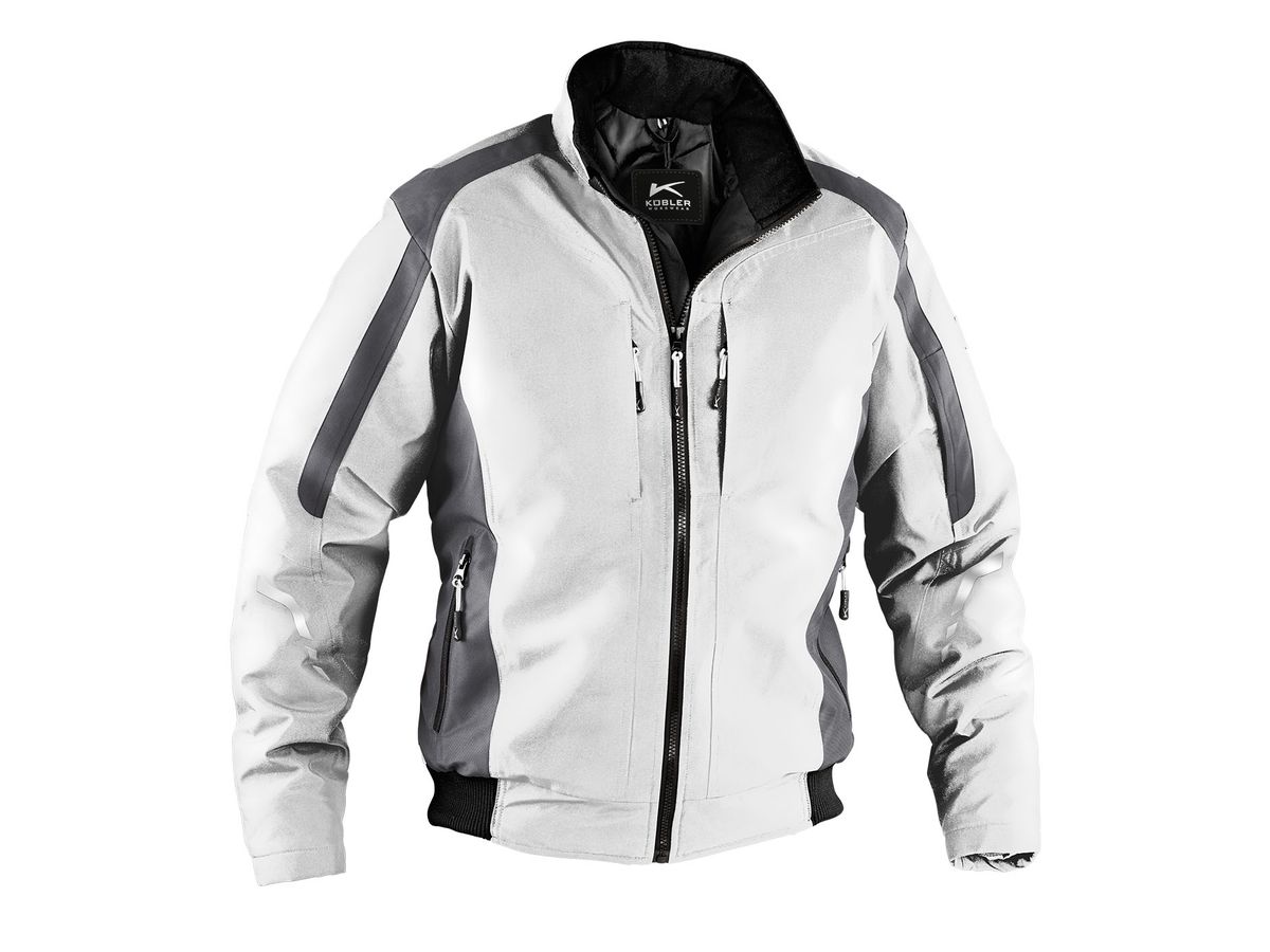 KÜBLER Wetterschutzblouson 1367 weiss/anthrazit, Gr. XL