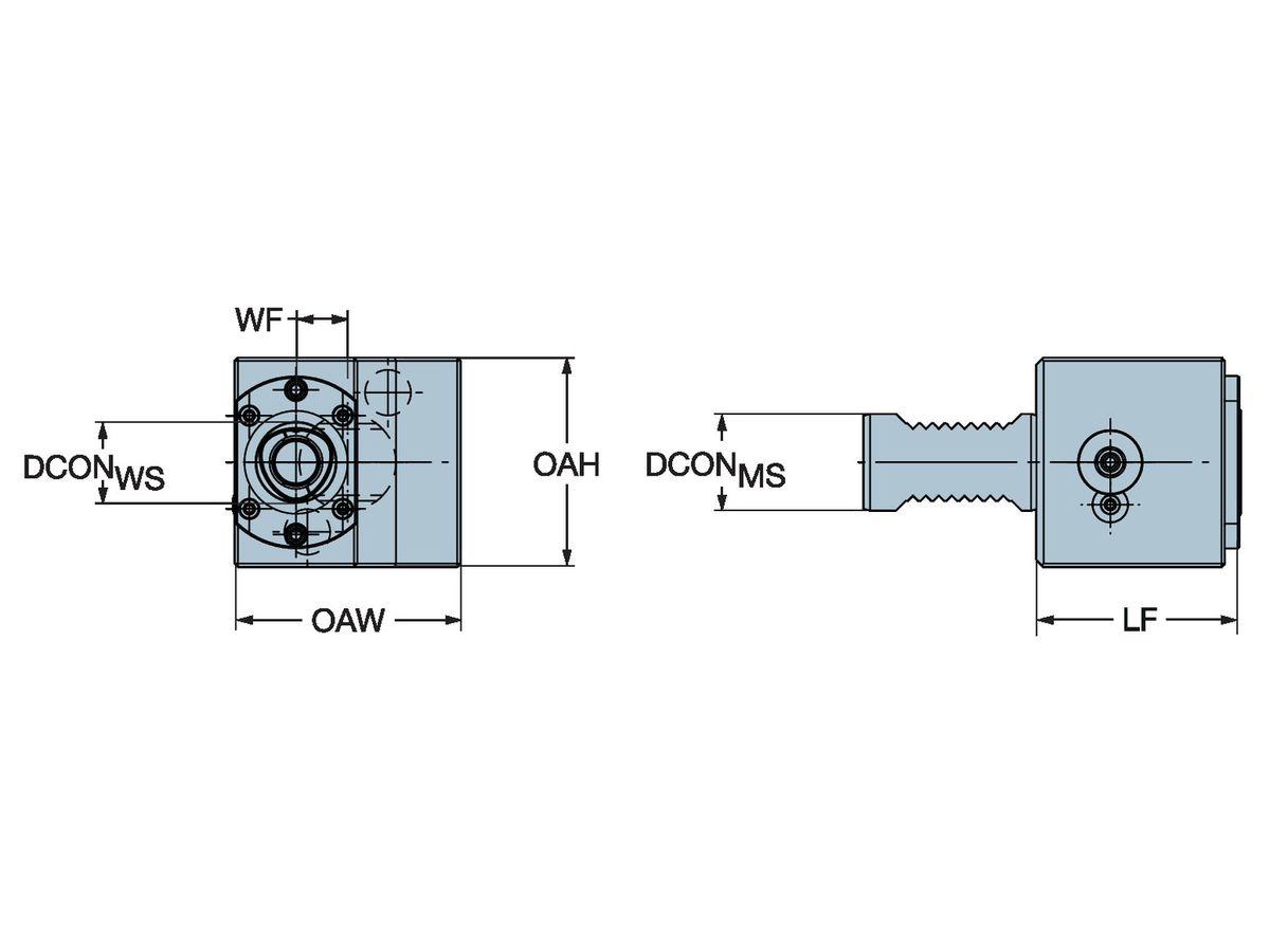 COROMANT Manuelle Spanneinheit für Index Maschinen C5-TRE-IX40A