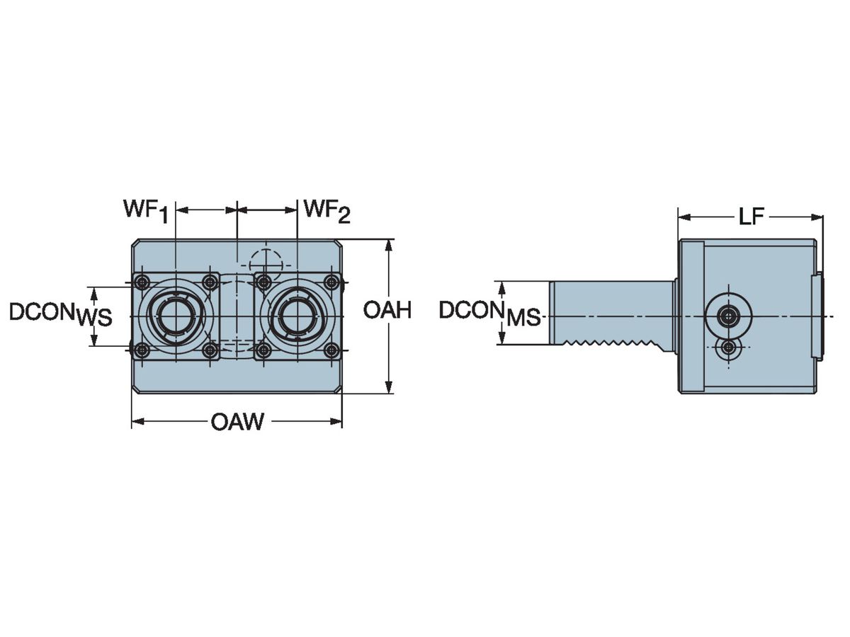 COROMANT Manuelle Spanneinheit für Sauter ST Maschinen C3-TLE-VD30B-DT