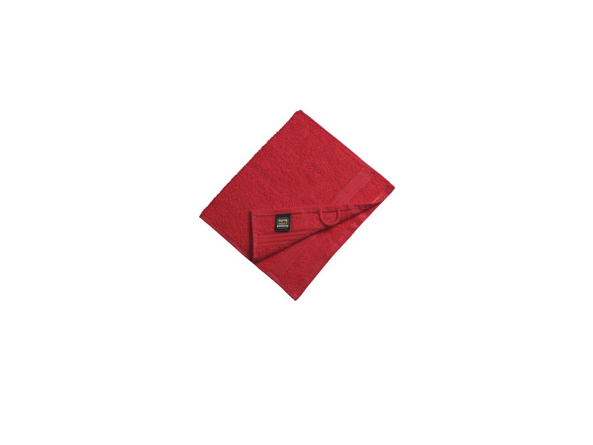 mb Guest Towel MB420 100%BW, red, Größe one size