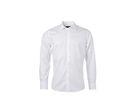 JN Herren Langarm Shirt JN690 white, Größe L
