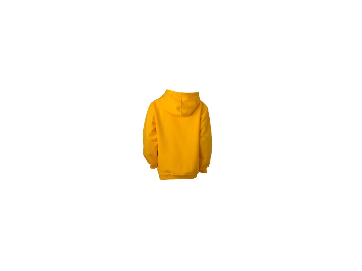 JN Hooded Sweat Junior JN047K 80%BW/20%PES, gold-yellow, Größe L