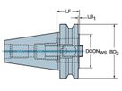 COROMANT BIG-PLUS MAS-BTfür  Capto Adapter C8-390.562-50070