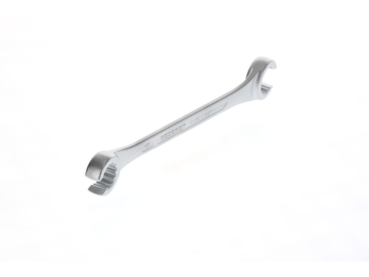 Double ring spanner open 17x19mm Gedore