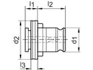 Quick-change insert FE1 2.80mm