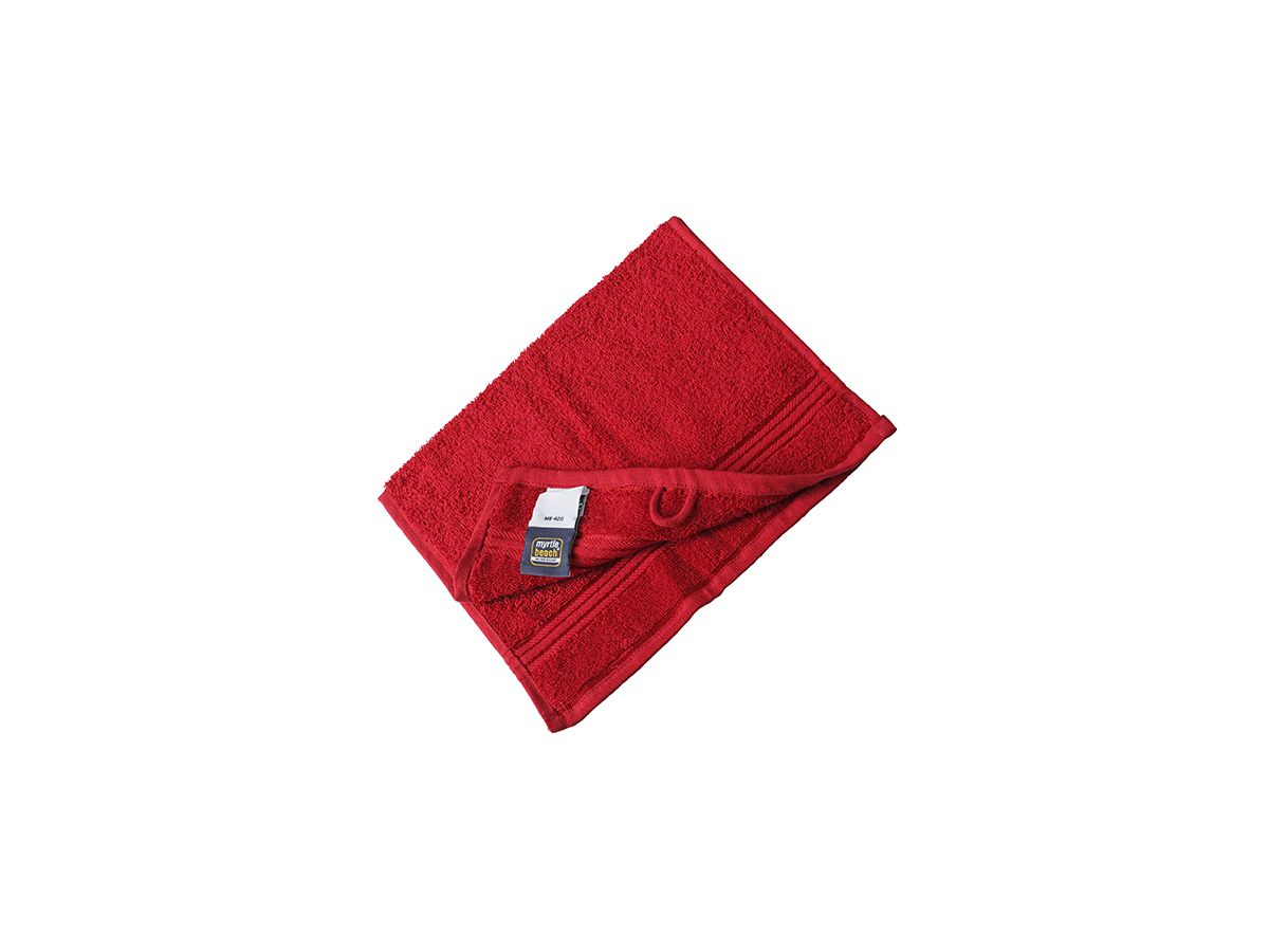 mb Guest Towel MB420 100%BW, indian-red, Größe one size