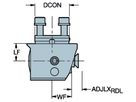 COROMANT CoroBore 825 Feinaufbohrkopf A34-R825C-E017A