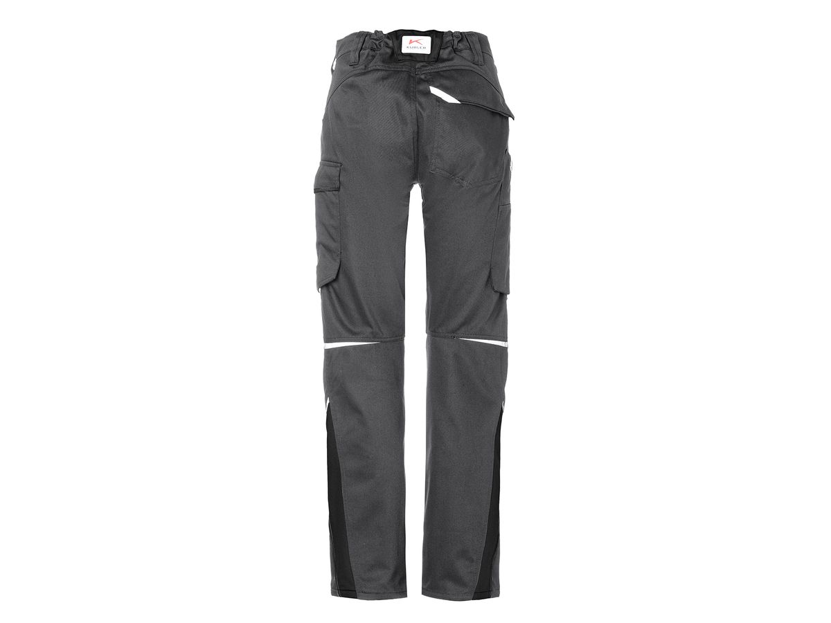 KÜBLER ICONIQ Damenhose 2540 anthrazit/schwarz, Gr. 38