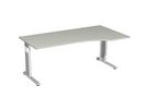 Geramöbel Schreibtisch Lissabon S-617305-LG/SI 180x68cm l.grau/si