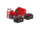 MILWAUKEE 18V Starterset M18 NRG-502 2x18V/5,0Ah, 1x12V/2,0 Ah, Ladegerät