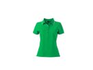 JN Ladies Polo JN985 95%BW/5%EL, fern-green/white, Größe XL