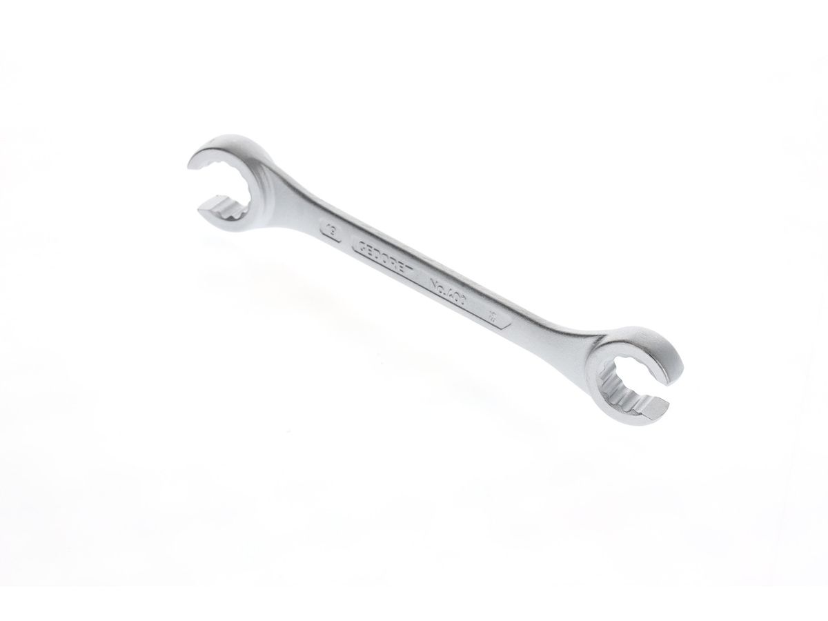 Double ring spanner open 17x19mm Gedore