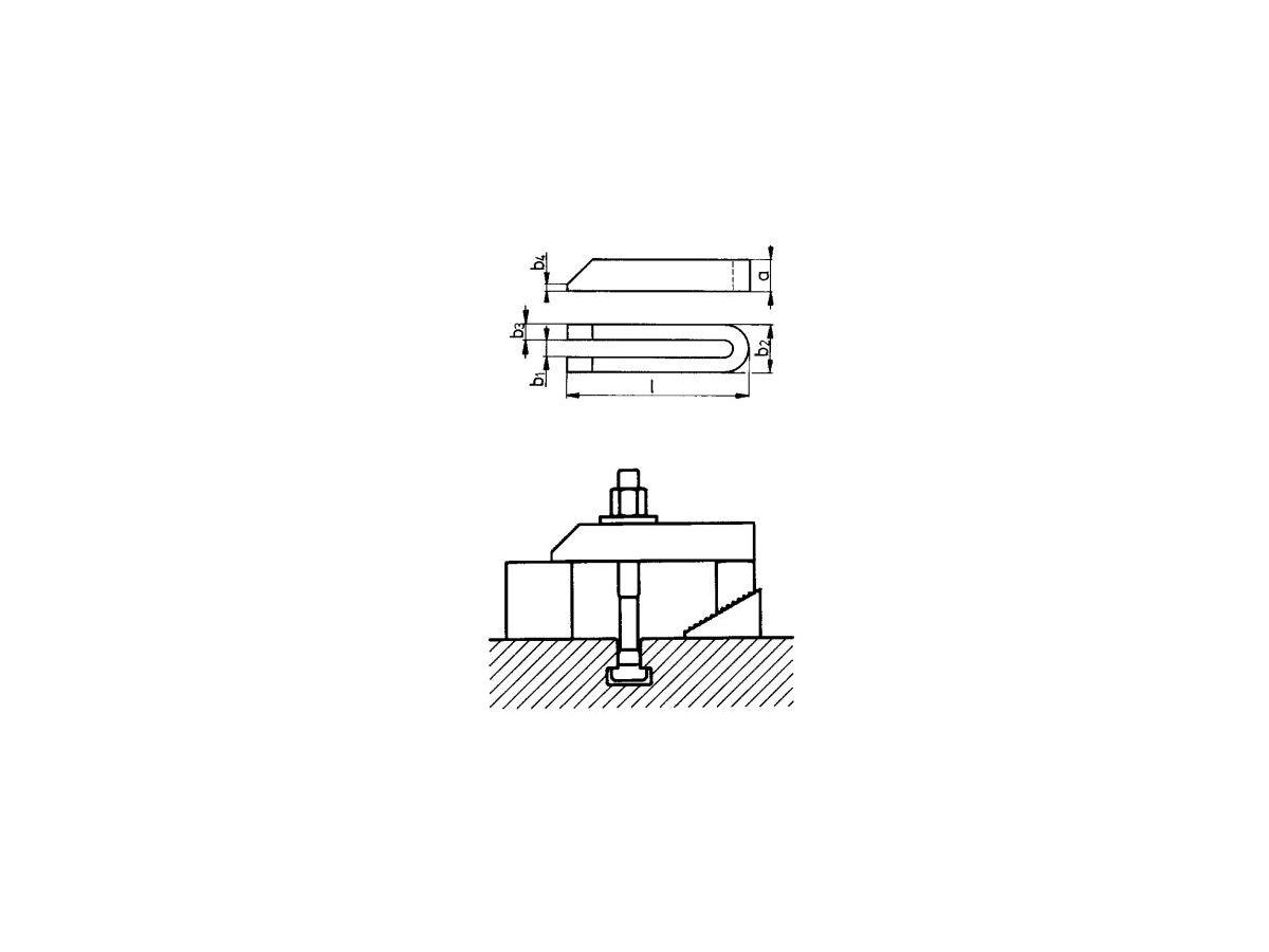 Spanneisen D6315B AMF