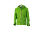 JN Mens Outdoor Jacket JN1098 100%PES, spring-green/iron-grey, Gr. XL