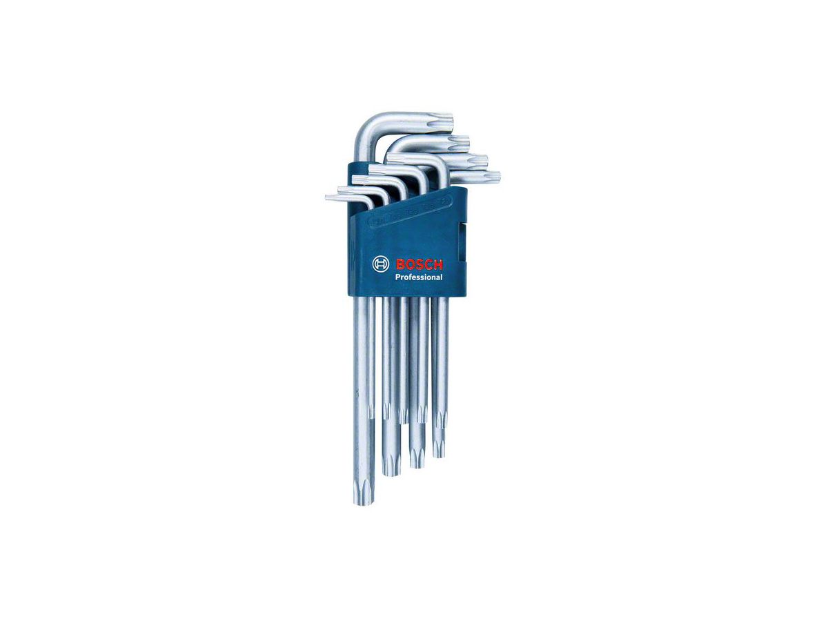 BOSCH Sechskantenschlüssel-Set Torx 9-teilig