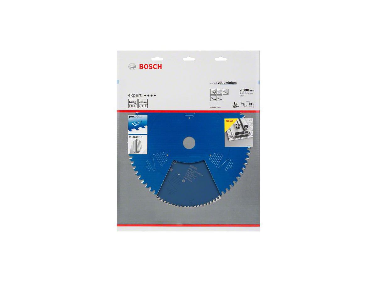 BOSCH Kreissägeblatt Expert for Aluminium, 300 x 30 x 2,8 mm, 96 Z.