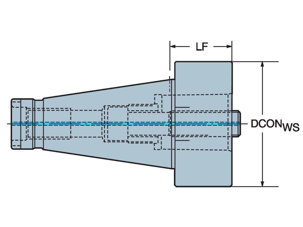 COROMANT DIN 2080 auf Capto  Aufnahme C6-390.00-40075