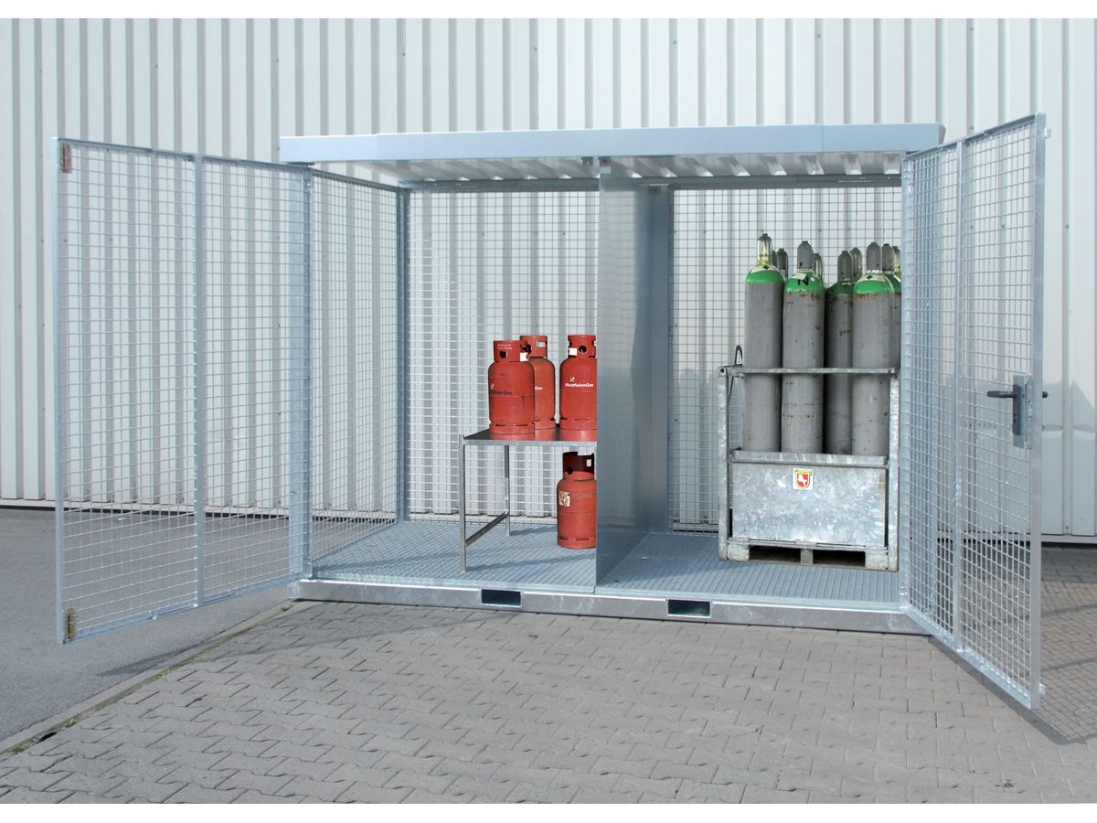 Gasflaschen-Container 1085x1090x2115 mm