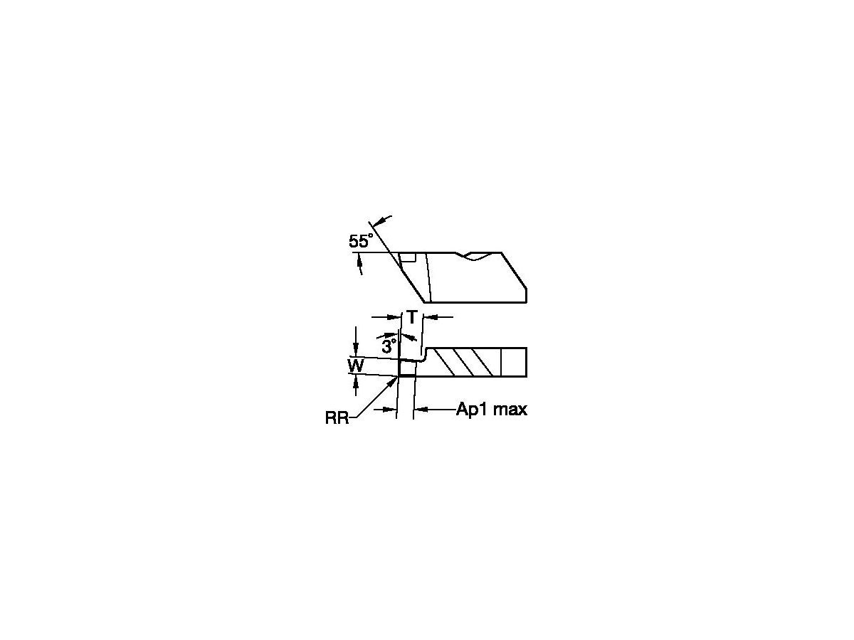 KENNAMETAL NG3062RESTKB1630 TOP NOTCH EINSTECH-WENDEPLATTEN