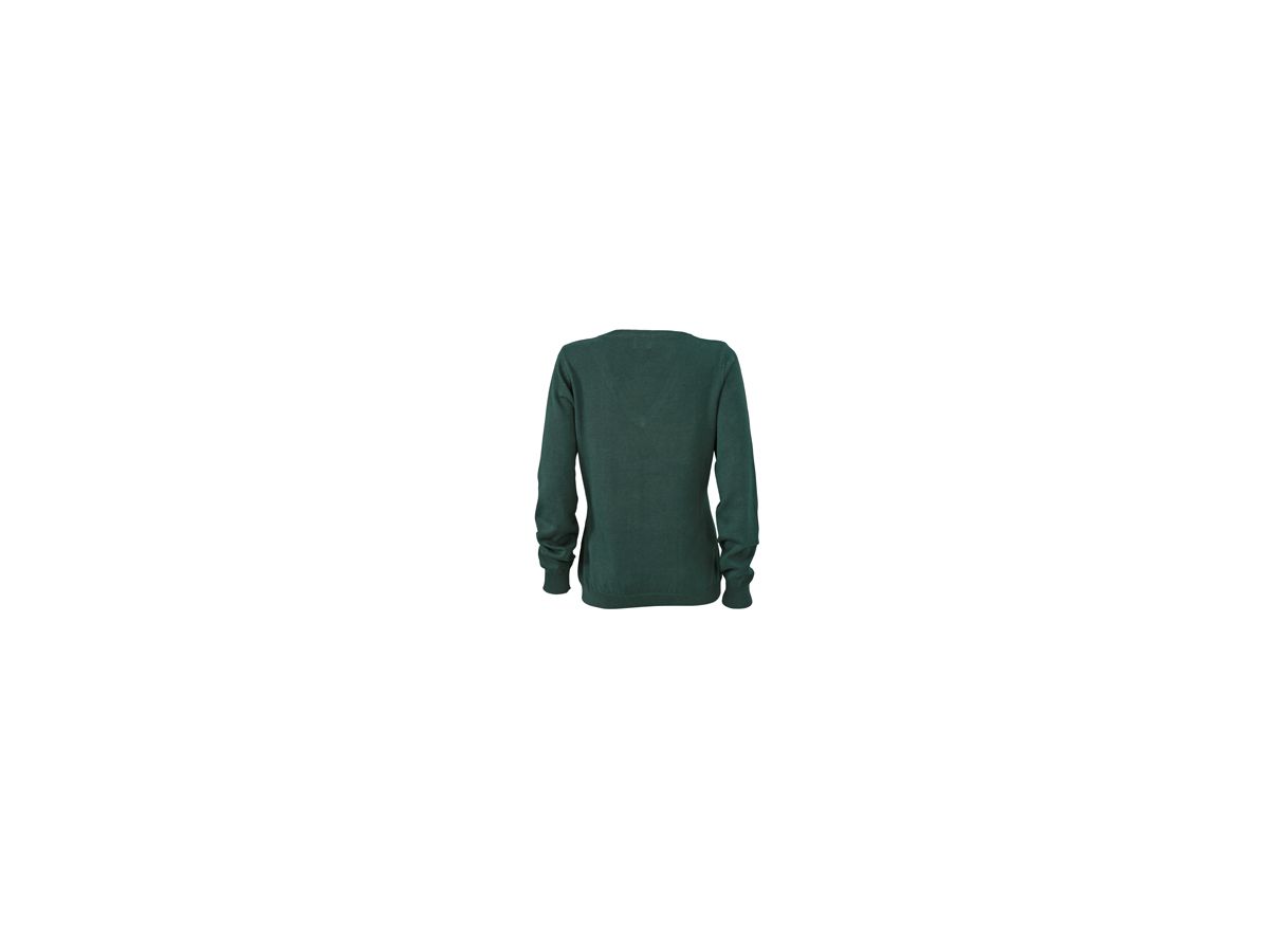 JN Ladies V-Neck Pullover JN658 100%BW, forest-green, Größe XS