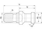 Aantrekbout DIN69872A inwendige koeling SK30-M16 FORMAT