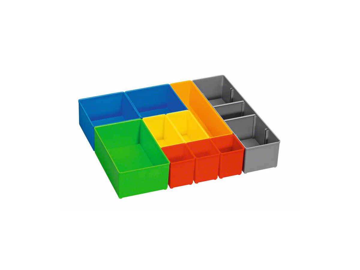 BOSCH Boxen für Kleinteileaufbewahrung i-Boxx 72 inset box set 10 pcs
