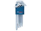 BOSCH Sechskantenschlüssel-Set Torx 9-teilig