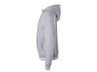 JN Men's Club Sweat Jacket JN776 grey-heather/white, Größe XXL