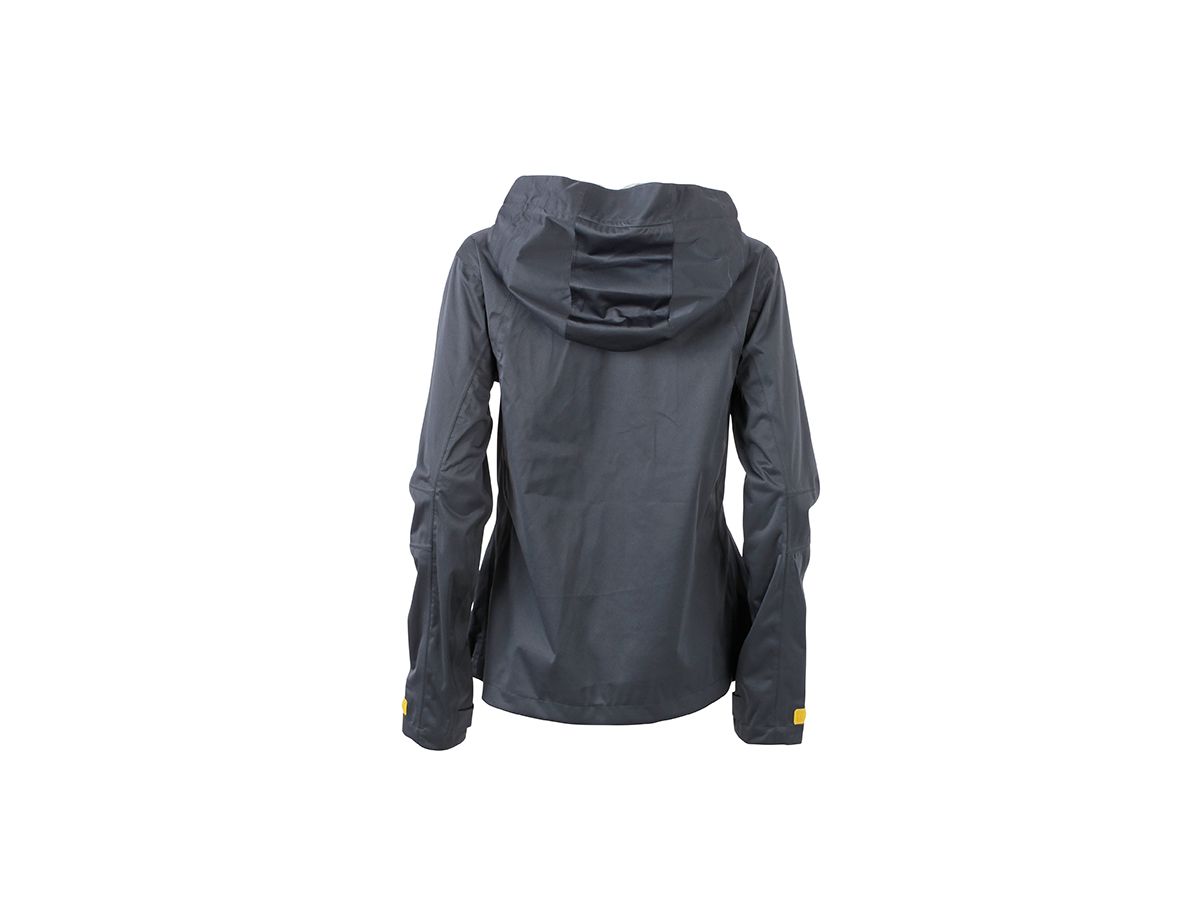 JN Ladies Outdoor Jacket JN1097 100%PES, iron-grey/yellow, Größe 2XL