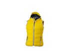 JN Ladies Maritime Vest JN1075 100%PA, sun-yellow/white, Größe L