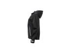 JN Ladies Outdoor Jacket JN1097 100%PES, black/silver, Größe 2XL