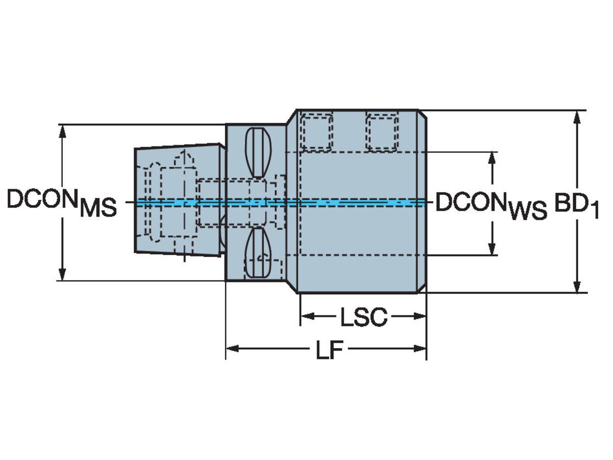 COROMANT Adapter Capto - ISO 9766 C6-391.27-40085